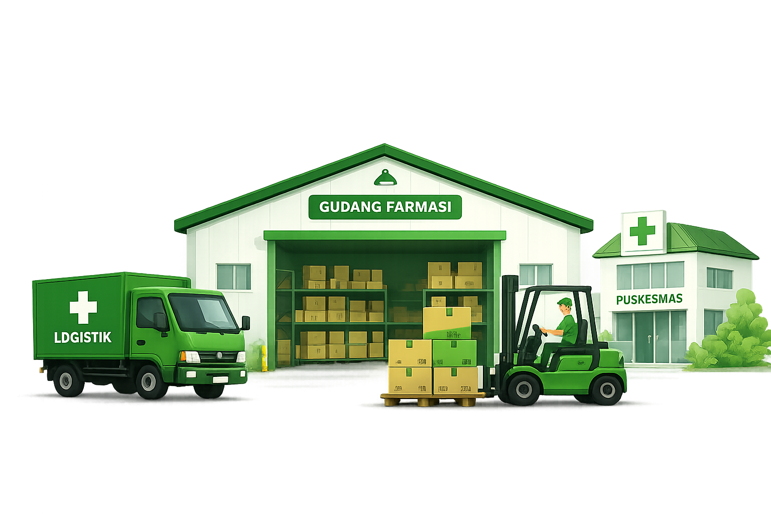 Ilustrasi Gudang Farmasi